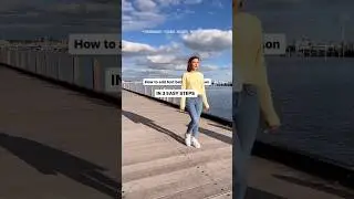 Place the text behind you in three easy steps with 