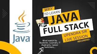 Why to Learn Java Full Stack by Upendra Sir | Full Stack Course | Frontlinesmedia FrontlinesEdutech