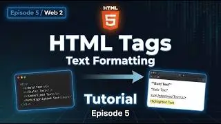 انواع تگ های HTML - آموزش Text formating - قسمت5
