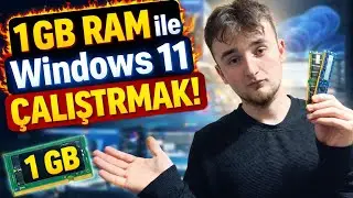 1 GB RAM İLE WİNDOWS 11 ÇALIŞTIRMAK! 😱