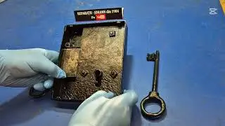 Cemetery Restoration Vintaje Door Lock Tomb 1800s