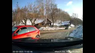 03.03.2023, г. Пермь, Соликамский тракт, "дама" на Audi