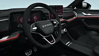All New 2025 Skoda Kodiaq RS Luxury interior Walkaround in detail