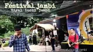 Viral jambi |lucki mengeluarkan suara emas difestival candi jambi