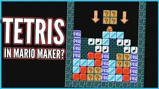 TETRIS In Mario Maker 2??? This Level Is INSANE!!
