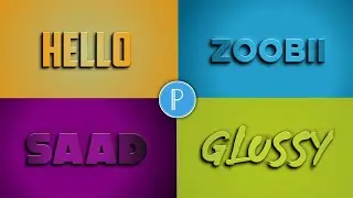 Glossy Text In Pixellab || Text Tool In Pixellab || Pixellab Editing Tutorial