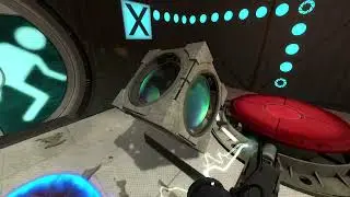 Portal 2 - Глава 2. Холодный старт. Куб преломления подавленности.