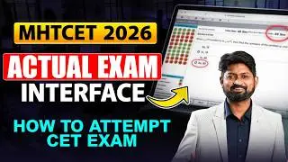 Actual Exam Interface - MHTCET  | How to Attempt Exam 