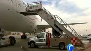AVION 787 QUE EL PAPA FRANCISCO USARA EN SU VIAJE A MEXICO EN 2016.