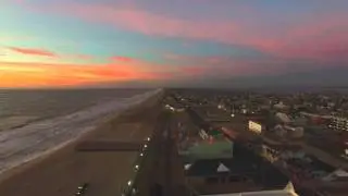 Sunrise at the Seaside Heights Boardwalk