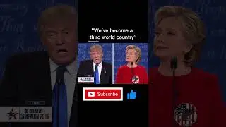 “We’ve become a third world country” Donald Trump