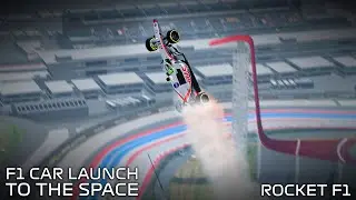 F1 Car Launch to The Space | BeamNG.drive | FR17 F1 MOD