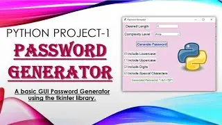 Password Generator using Python