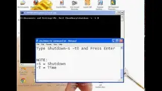 Shutdown Computer with cmd