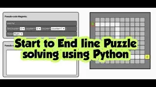 Solve this puzzle using Python  #python