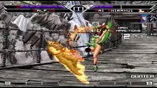 KOF MUGEN Ralf CI VS (Girls Team) Shermie, Mai, Leona, Whip