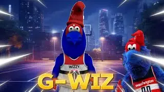 G-WIZ THE MASCOT PULLS UP TO THE PARK IN HOOP NATION!!
