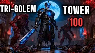 TRI-GOLEM NECRO TOWER 100 CLEAR [S11 PTR] | Diablo 4 Season 11 Necromancer S-Tier Build SKULM 