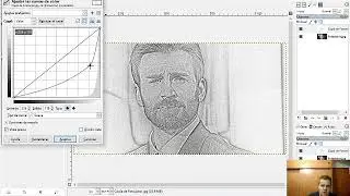 GIMP  - Transformar una foto en pintura o dibujo a lápiz - Informática