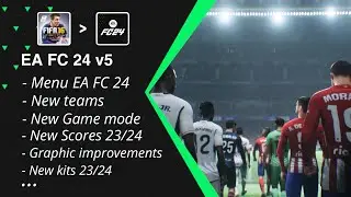 EA FC 24 MOBILE OFFLINE | UPDATE V5 | FULL GAME | FIFA 16 MOBILE