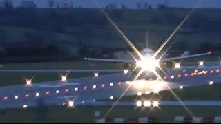 Stomach Turning Plane Landing - Crosswind Sideways and Bumpy - Airbus A319 - Bristol Airport