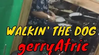 'WALKING THE DOG ' DRUM COVER BY GERRY ATRIC MILLENIUM MPS850 E DRUM KIT