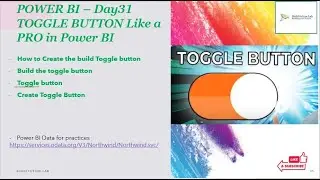 Build a TOGGLE BUTTON Like a PRO in Power BI  Day 31 