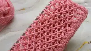 Великолепный Ажурный узор спицами 