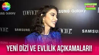 Özge Gürel Sipahi'nin çekimleri ve Serkan Çayoğlu'yla evliliğine dair açıklamalar yaptı!