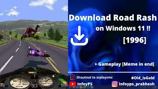 Download Road Rash + Gameplay, Nostalgia Feeling | #infoyps #RoadRash #roadrash1996 |