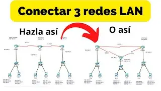Conectar tres Redes Packet Tracer | Conectar Tres Routers Packet Tracer | Red WAN