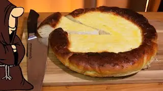 Большая Ватрушка с творогом вкуснейший пирог с творогом в Мультипечи