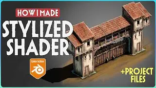 Stylized Procedural Material in Blender + Free Project Files