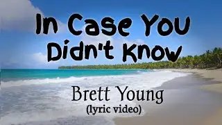 In Case You Didn't Know - Brett Young (best cover song) 4k - Ultra HD