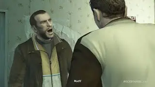 Niko and Roman argue scene – GTA 4
