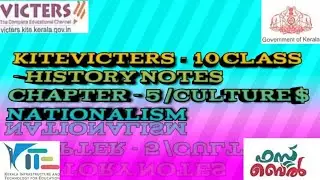 SSLC  HISTORY chapter 5 /CULTURE AND NATIONALISM