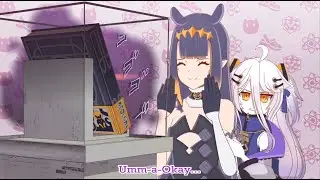 Henya meet's Ina's "Book"【Vshojo and Hololive Fan Animation】