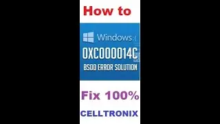 How to fix windows error 0x000014c in few min | Simple fix for window wont start or boot properly