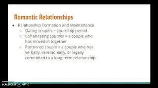 CitRW Ch 7.4: Romantic Relationships (Part 1)