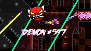 Pyromaniac by Glittershroom | Road to 600 Demons | Geometry Dash