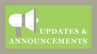 Announcements