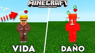 👉DAMAGE and LIFE INDICATOR Minecraft Pe 1.17 | DAMAGE INDICATOR MOD Minecraft Bedrock |MCPE textures