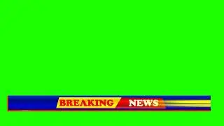 News Green Screen LowerThird New Animation 2022