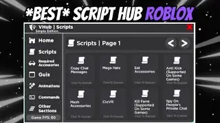 Roblox *OP* V Hub Script ❄️😳 Script Hub For Roblox 2023 🔗 | Fluxus, Arceus x, Hydrogen 