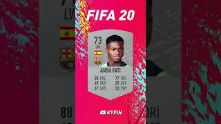 Ansu Fati - FIFA Evolution (FIFA 20 - FIFA 22)