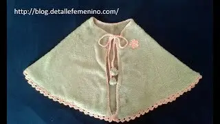 ¿Cómo hacer un abrigo (capa) para invierno? Video 1 #detallefemenino #tutorial #capa #hechoamano