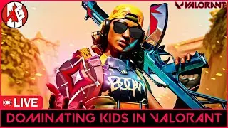 AUSTIN DOMINATES KIDS IN VALORANT LIVE 🔴 | First Stream Of 2024!
