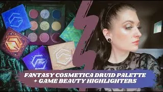 Fantasy Cosmetica Druid Eyeshadow Palette + Game Beauty Highlighters