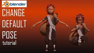 Blender How to Rest Default Character Pose
