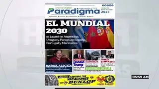 Titulares de Portada presentadas en HCH 5 DE OCTUBRE DEL 2023-Portada de Diario Digital Paradigma